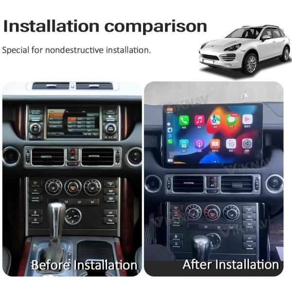 13 inch Touch Screen Stereo For 2002-2012 Range Rover Vogue Multimedia Player GPS Navigation 4G Wifi Wireless Carplay