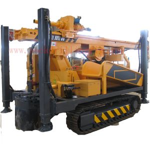 Multi Function Water Well Drilling Machine 400m Crawler Mounted 112kw