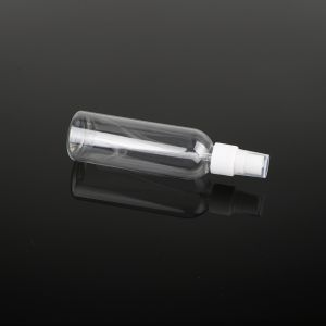 Round Transparent 100ml Atomizer Spray Bottle For Cosmetic Water