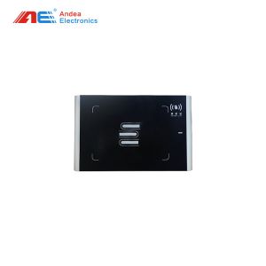 HF RFID Card Reader Library Book Check - Out Workstation With Book Tags And