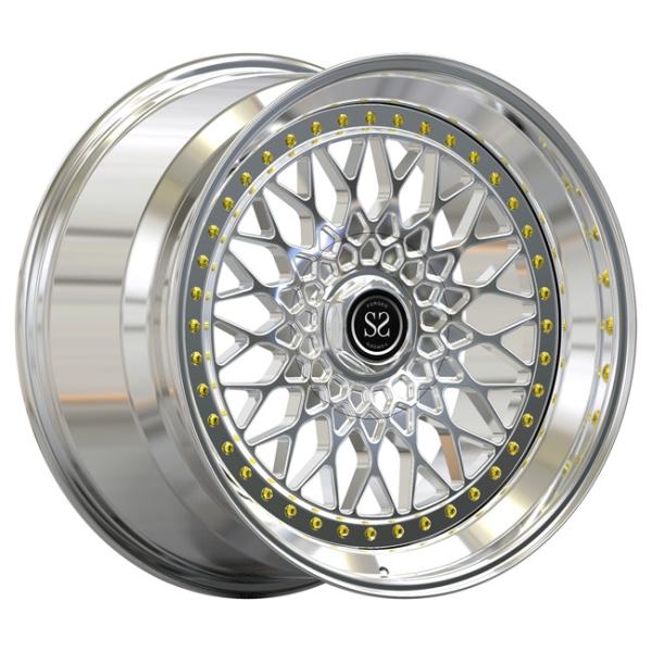 Quality 21inch 2 PC Piece Forged Aluminum Wheels Chrome Barrels Lips Audi RS7 wholesale