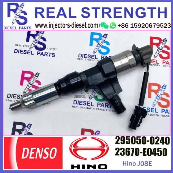 Orginal Fuel Injector 295050-0920 295050-0240 For HINO J08E 23670-E0540 23670-E0450 23670 E0450