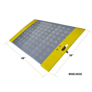 Rugged Lightweight Loading Dock Plates , Warehouse Dock Plates With Cut Handle
