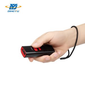 1D Portable Mini Bar Code Reader Wireless Barcode Scanner With Charging Base