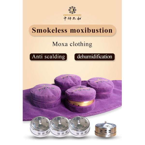 Portable Adjustable Pure Copper Moxibustion Box Micro Smoke Moxibustion Cloth Cover