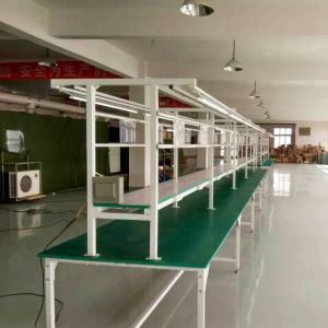 ESD Workbench 240x120x185cm Anti-Static Assembly Line with 40W LED