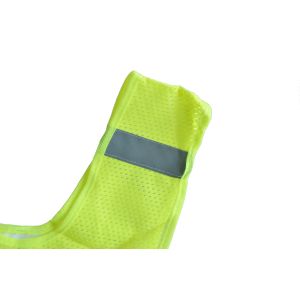 Polyester Fabric High Visibility Reflective Running Riding Warning Vest for Road