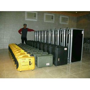 AC220V / DC26-28V Bomb Disposal Equipment , Full Frequency Range RF Jammer
