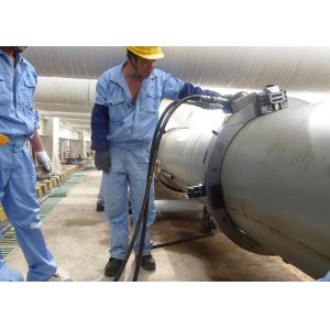 Multi - Function Cold Pipe Cutting And Beveling Machine OD Mounted