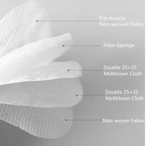 Anti Virus Disposable Earloop Face Mask With Adjustable Nose Piece