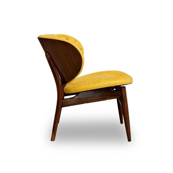 Quality Custom Made Eco Friendly Wood And Fabric Dining Chairs For Cafes / Bar / Meeting Room wholesale