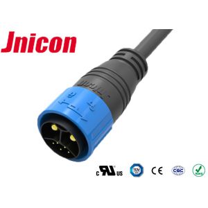 Cheap High Current 30A/50A Waterproof Data Connector 5 Pin Push Lock Mating For Lithium Battery for sale