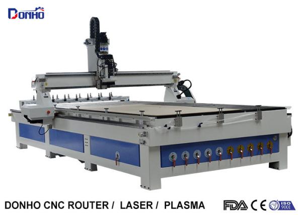 Quality ATC CNC Wood Milling Machine Craftsman CNC Router With Two Linear Tools Banks wholesale
