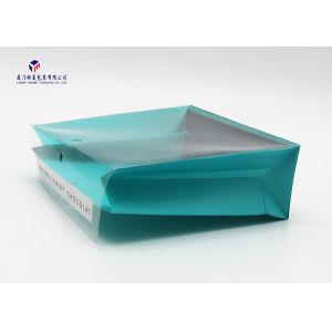 0.25 - 0.4mm Thickness Custom Plastic Box Packaging Paper Box With Clear Plastic