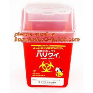Best Selling Biohazard Plastic Sharps Container For Sale, Sharps Container