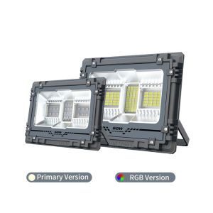 IP66 Waterproof RGB Solar Street Flood Light With Aluminum SMD5050