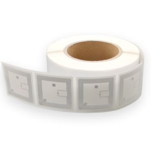 ISO/IEC 15693 SLIX RFID Library Label With Adhesive Back 50x50mm