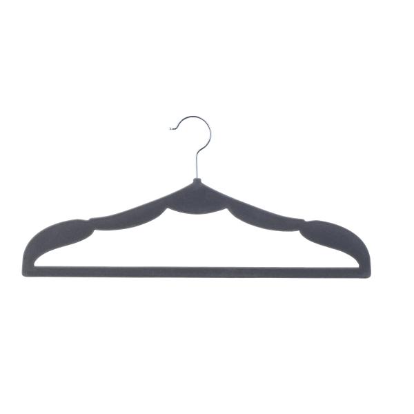 Quality Raised Shoulders 44.5cm Velvet Space Saving Hangers wholesale
