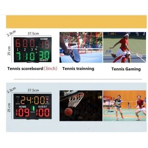 Indoor Sports Wireless Remote Control Led Score Board with DC12V Infrared Touch