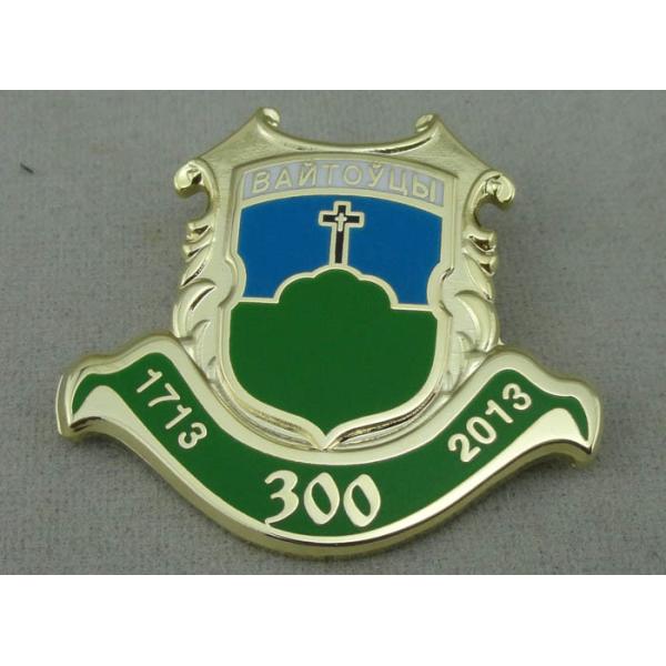 Quality Imitation Hard Enamel Pin  Brass Die Stamped and Gold Plating For Army wholesale