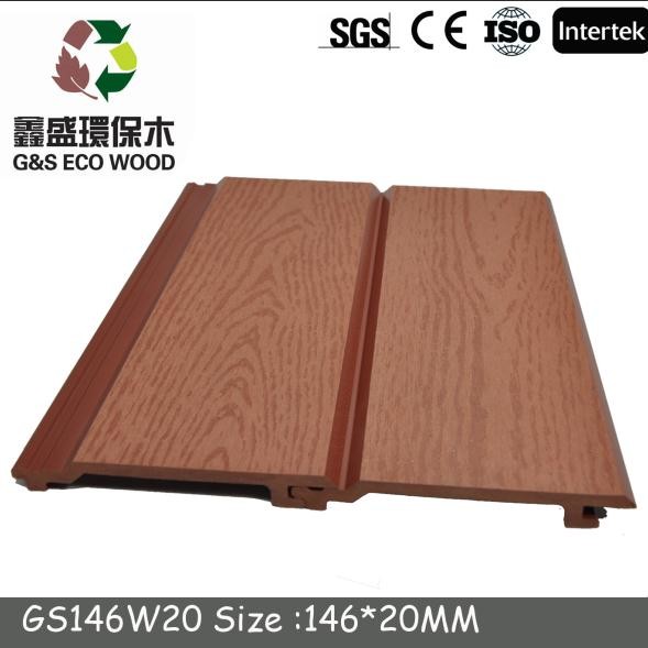 Temporary Wood Plastic Composite Flooring 205 X 20MM Fireproof Wpc Wall Panel