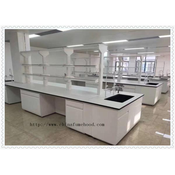 Quality Epoxy Resin Chemistry Lab Tables Work Benches  Fireproof And Waterproof wholesale