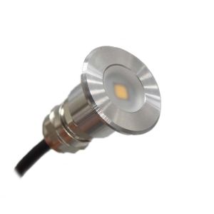 Cheap Color Change 12V DC 1W Waterproof LED Deck Lights for sale