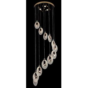 Customized Ultra Long Duplex Home Chandelier Light With AC 165-265V Input Voltage And 50000 Hours Lifespan