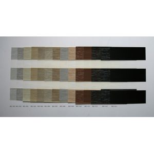 Pleated Zebra Sheer Fabric Roller Blind Blackout Patterned For Sunshade