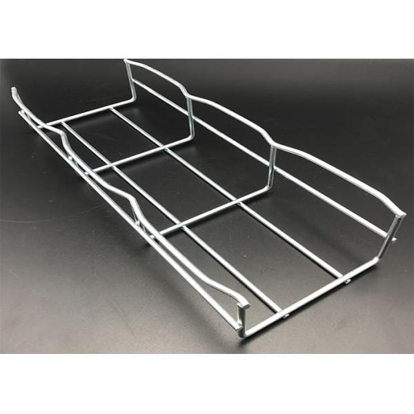 Quality OEM Grid Wire Basket Cable Tray 100mm Zinc Plated Ventilated wholesale