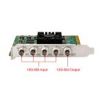 4Kp60 Live Streaming Capture Card With 4 Channels 12G-SDI Input And 1 Ch 12G-SDI