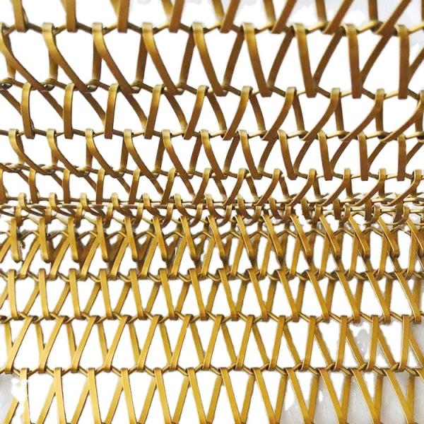 Versatile Metal Spiral Mesh Facade Decoration For Industrial