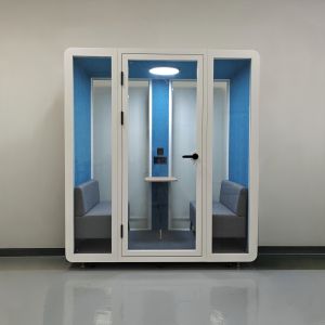 Soundproof Acoustic Booth with 35dB Sound Insulation and Easy Assembly