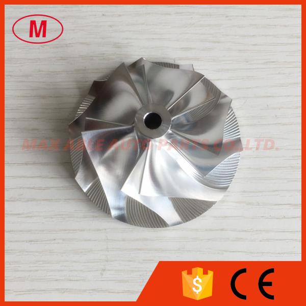 Quality CT20B 48.04/68.00mm 5+5 Blades turbo aluminum 2618/milling/billet compressor wheel for TOYOTA wholesale