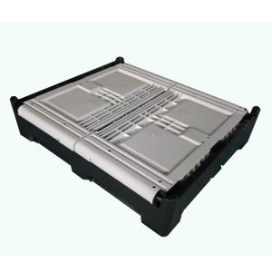 Cunstomzied Color Collapsible Plastic Pallet Containers 700L Capacity 43kg