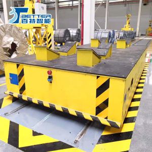 Trackless Transfer Cart for and Safe Movement of Substantial Loads on Fixed Rail