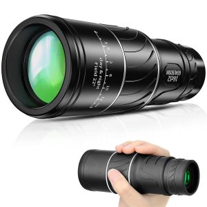 Bifocal 16x52 Compact Cell Phone Monocular Telescope Waterproof 66/8000m For