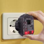 LCD Display Plug Socket Tester , CE Electric Socket Tester