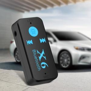 Cheap Multi-functions 4.0 Bluetooth Music Receivers Wireless Car Kit 3.5mm Audio Receiver Mic Handsfree Call TF Card Reader for sale