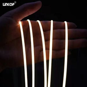 Cutting Flexible Cob Led Strip 3mm 5mm 90 Ra Single Color Linear Light