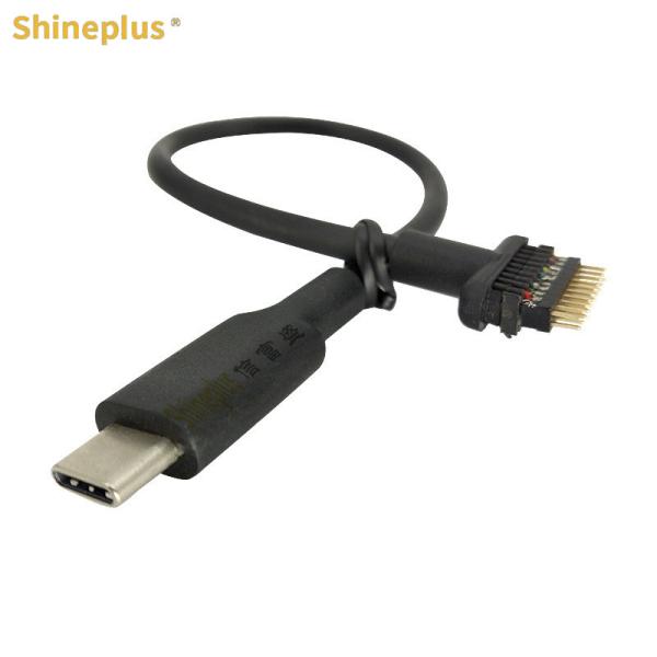 USB3.0 TO TYPEC MALE 20PIN connection wire Pin data cable rear USB transfer out
