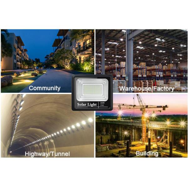 400Lm SAA Solar Panel Flood Lights 32WH Battery Operated Outdoor Remote Control