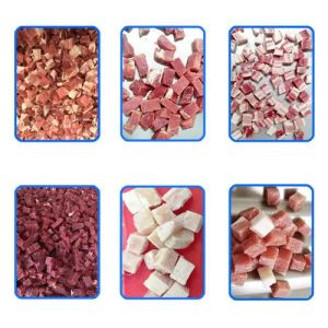 3000KG/H Meat Processing Machine 3d Frozen Beef Dicing Machine