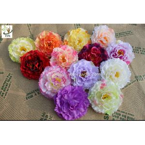 China UVG diy wedding decorations with colorful silk fabric penoy cheap artificial flowers FPN118 on sale