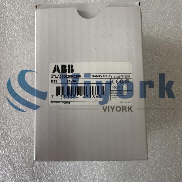 ABB 2LTA010026R0200 Safety Relay RT6 24VDC