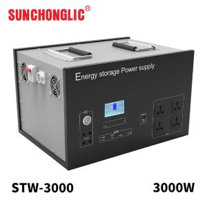 3000W Portable Solar Generator for Home Camping and Emergency Use