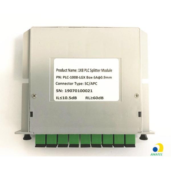 Quality 1x8 Plug-in Type SC APC Fiber Optical PLC Splitter wholesale