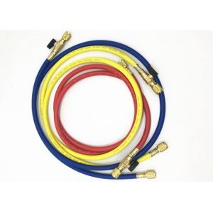 R410A Flexible Refrigerant Charging Hose With Ball Valve For Air Condition