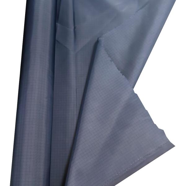Cleanroom Apparels Blue Color Polyester Waterproof Fabric with Launderable