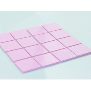 Purple Heatproof PCB Heat Sink Pad , Anti Insulation Thermal Interface Pad